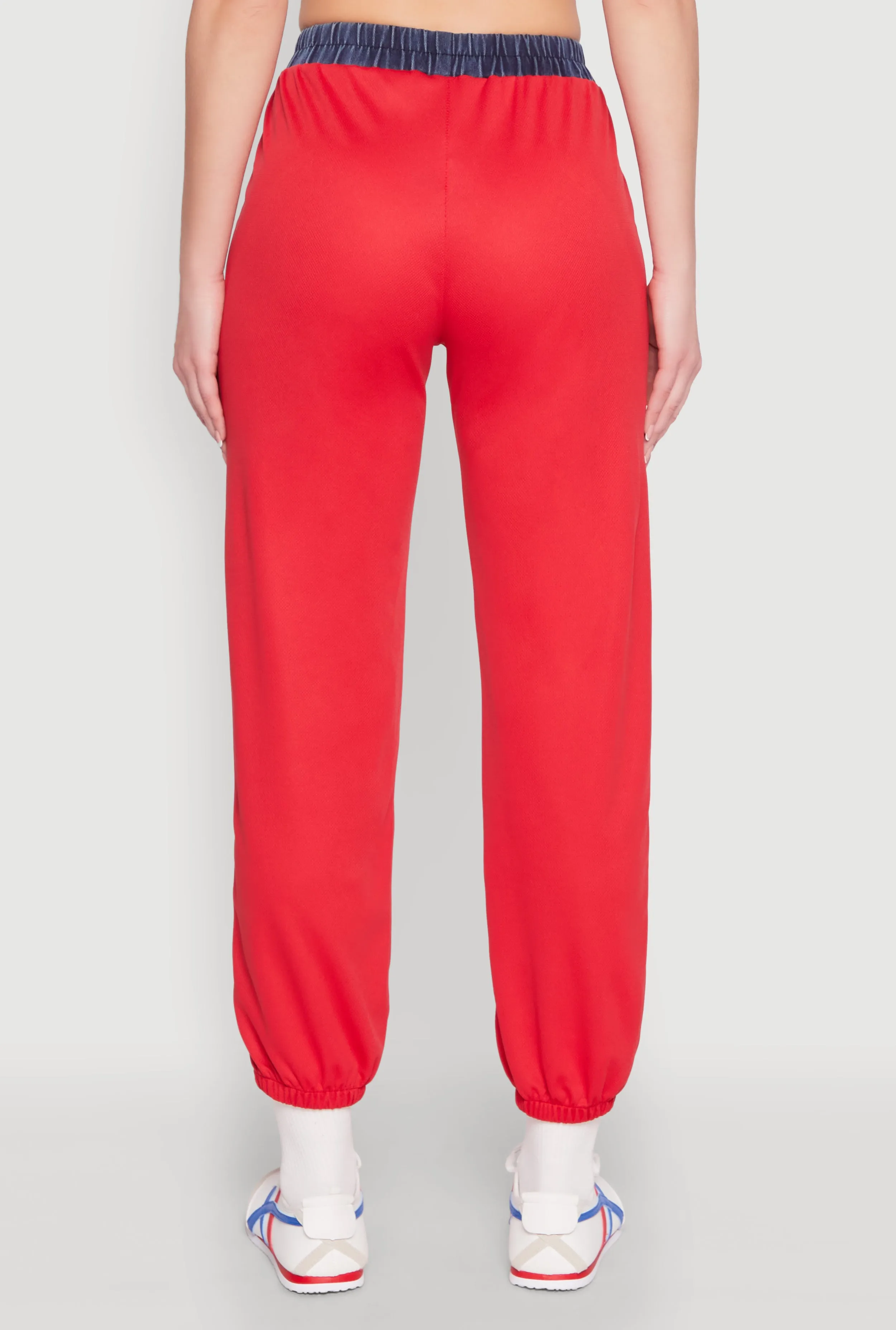 Contrast Trim High Waisted Joggers sold by Rainbow product image thumbnail 5