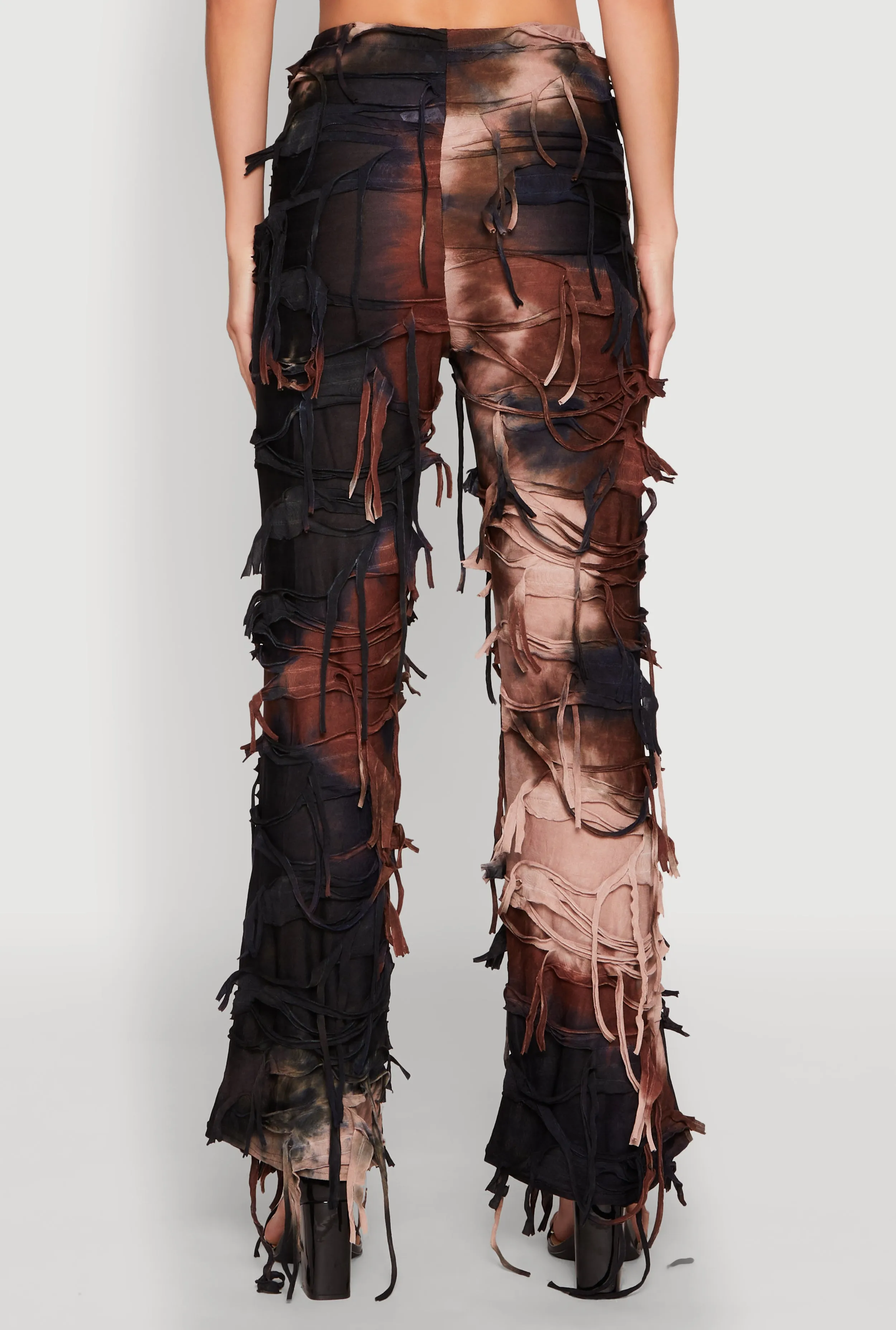 Tie Dye Distressed Pants sold by Rainbow product image thumbnail 5