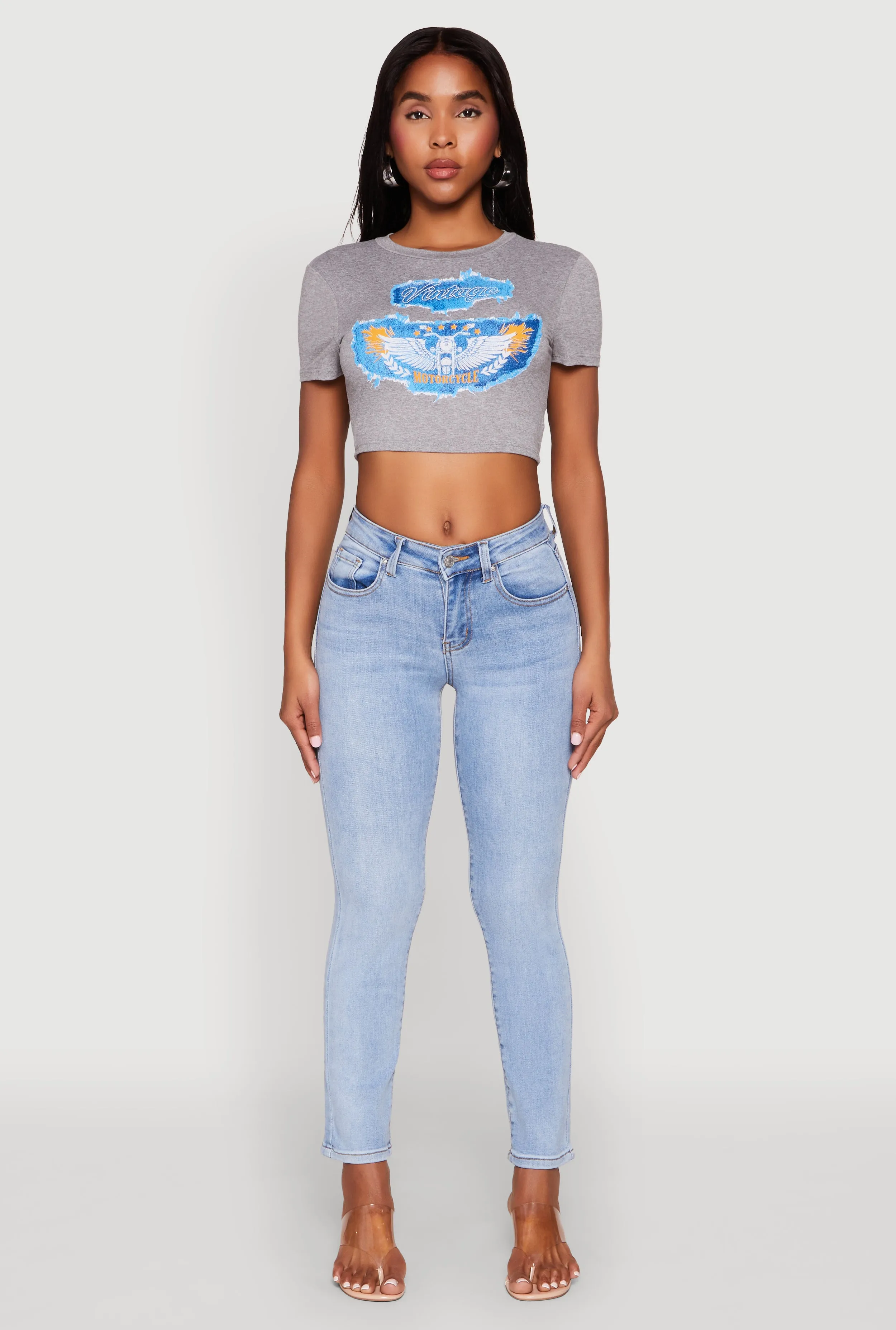 WAX Slim Straight High Rise Jeans sold by Rainbow product image thumbnail 2