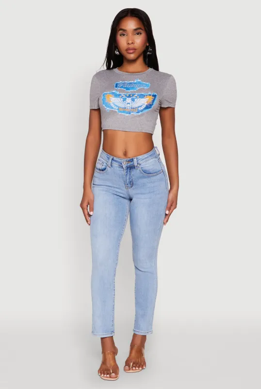 WAX Slim Straight High Rise Jeans sold by Rainbow