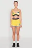 Jersey Mesh 90 Graphic Contrast Trim Bralette sold by Rainbow