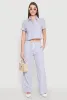 Striped Cropped Shirt sold by Rainbow