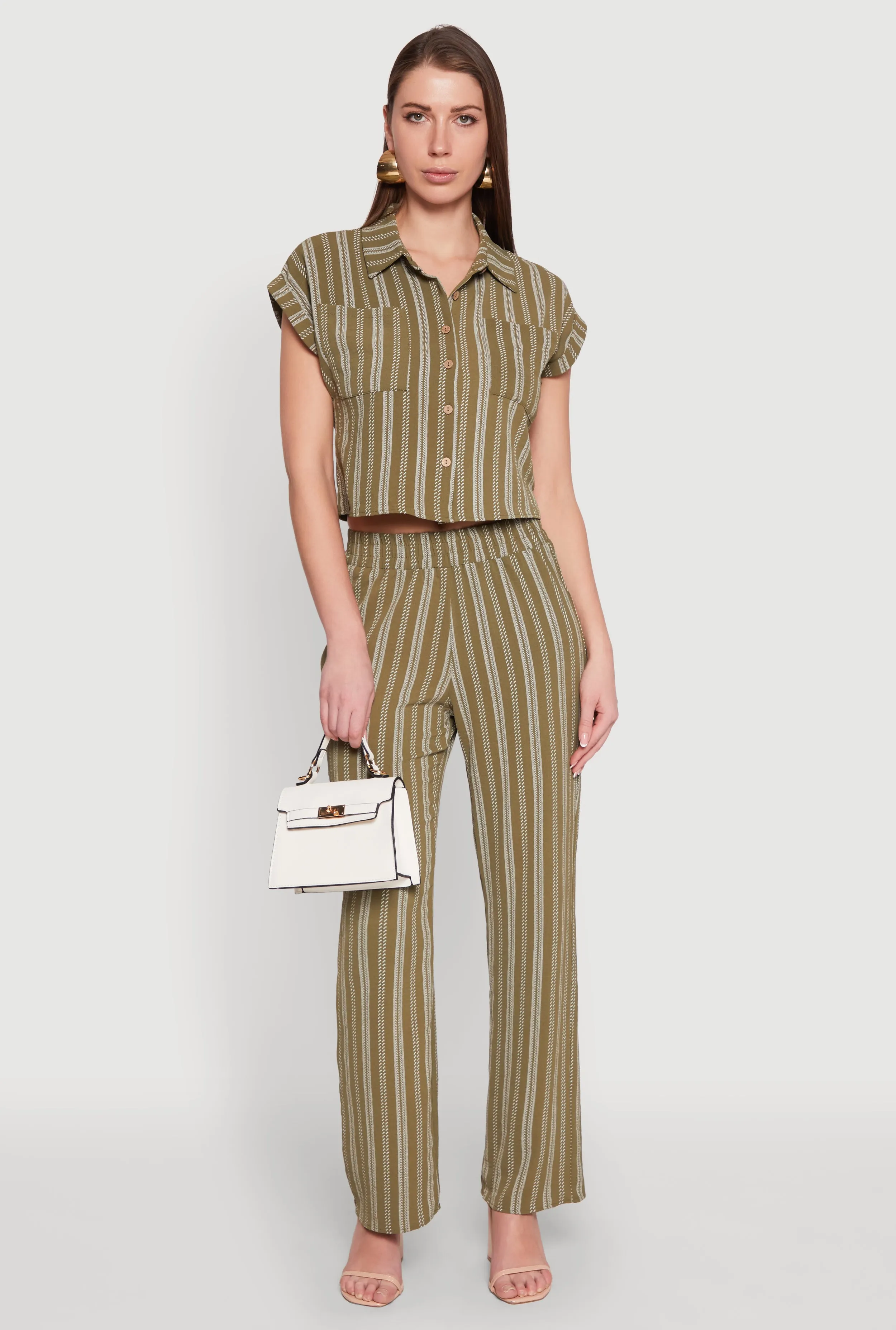 Airy Striped Pattern Pants sold by Rainbow product image thumbnail 2