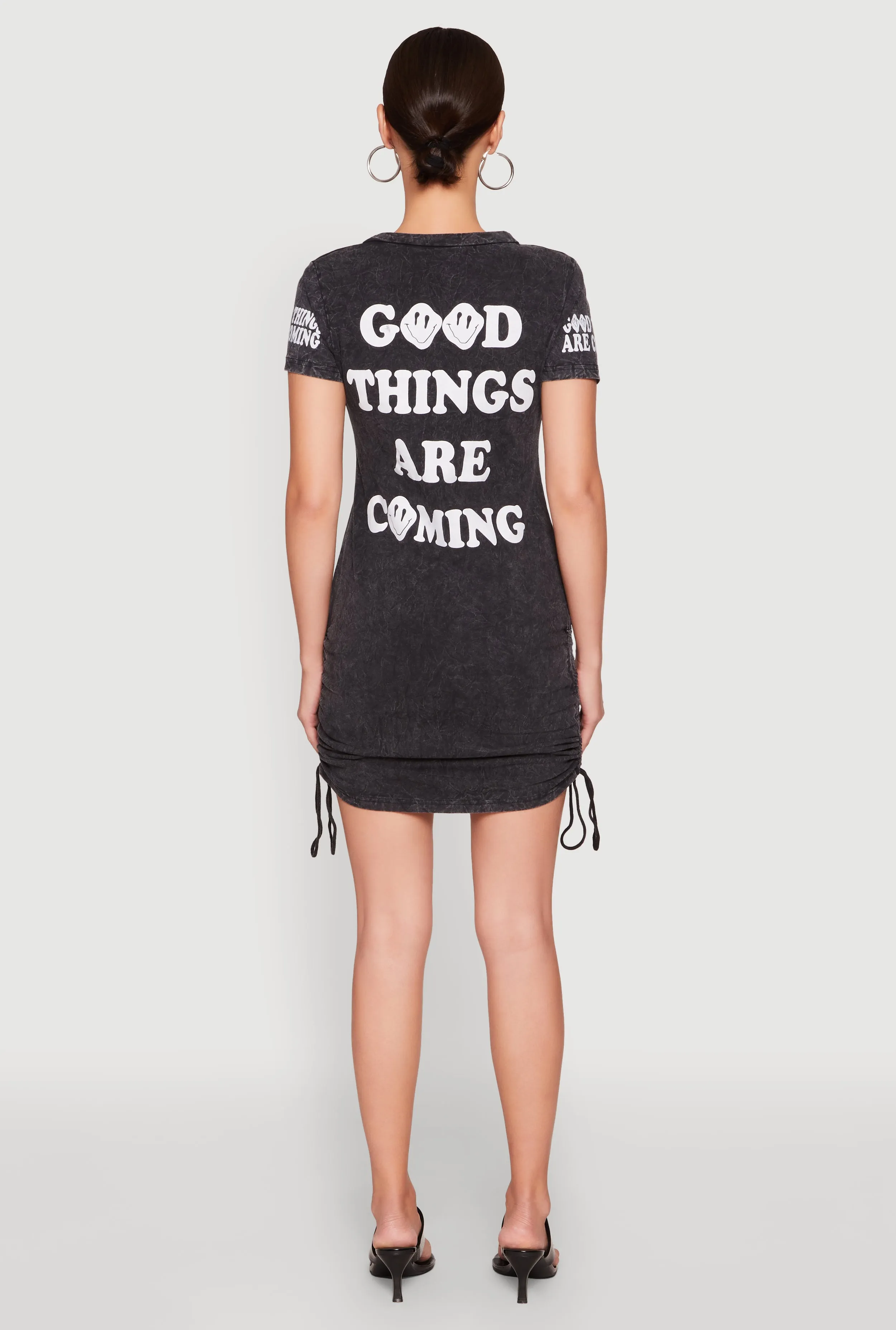 Mineral Wash Good Things Are Coming Dress sold by Rainbow product image thumbnail 5