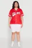 Plus Size Angel Graphic Baseball Tee sold by Rainbow