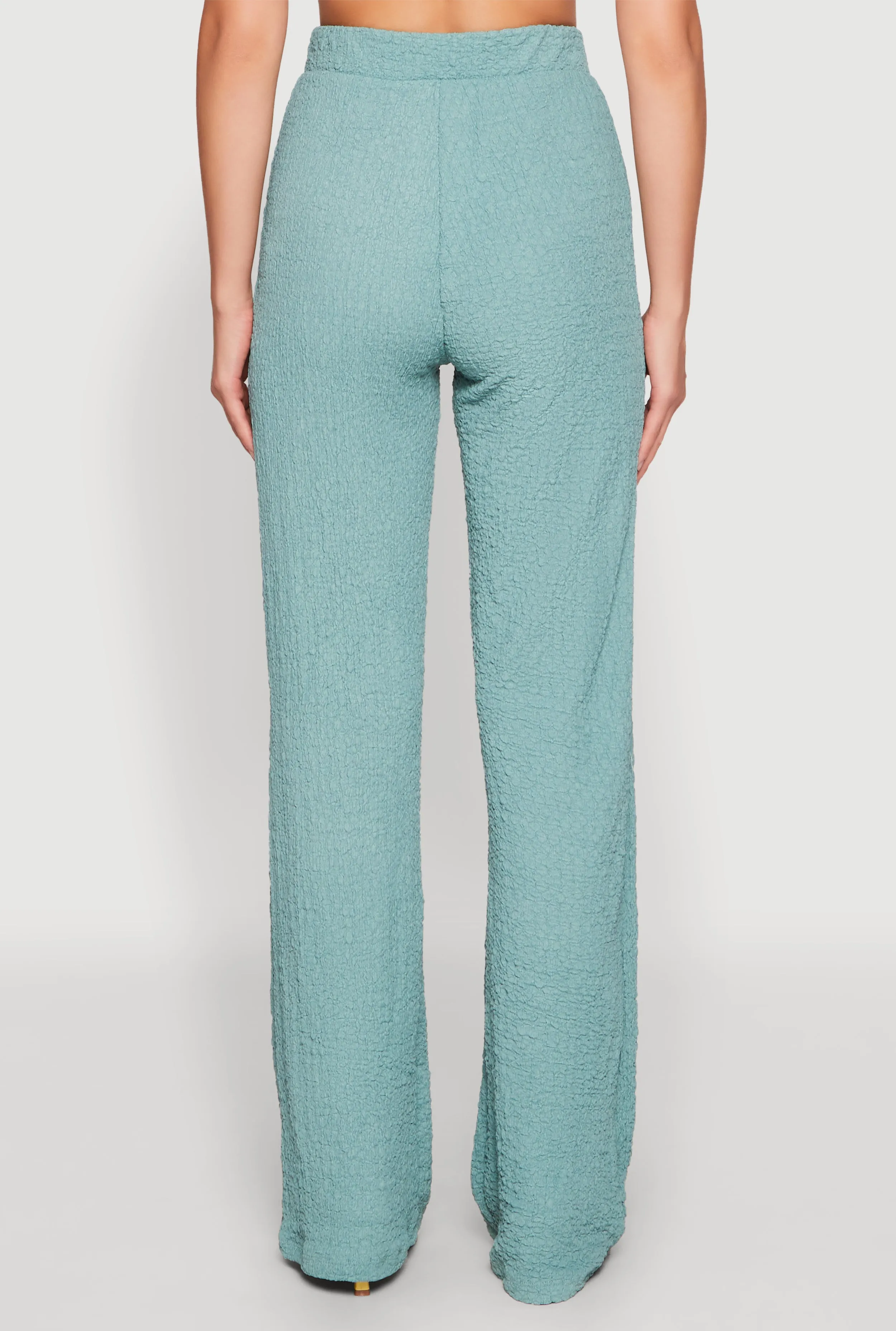 High Waisted Textured Knit Pants sold by Rainbow product image thumbnail 5