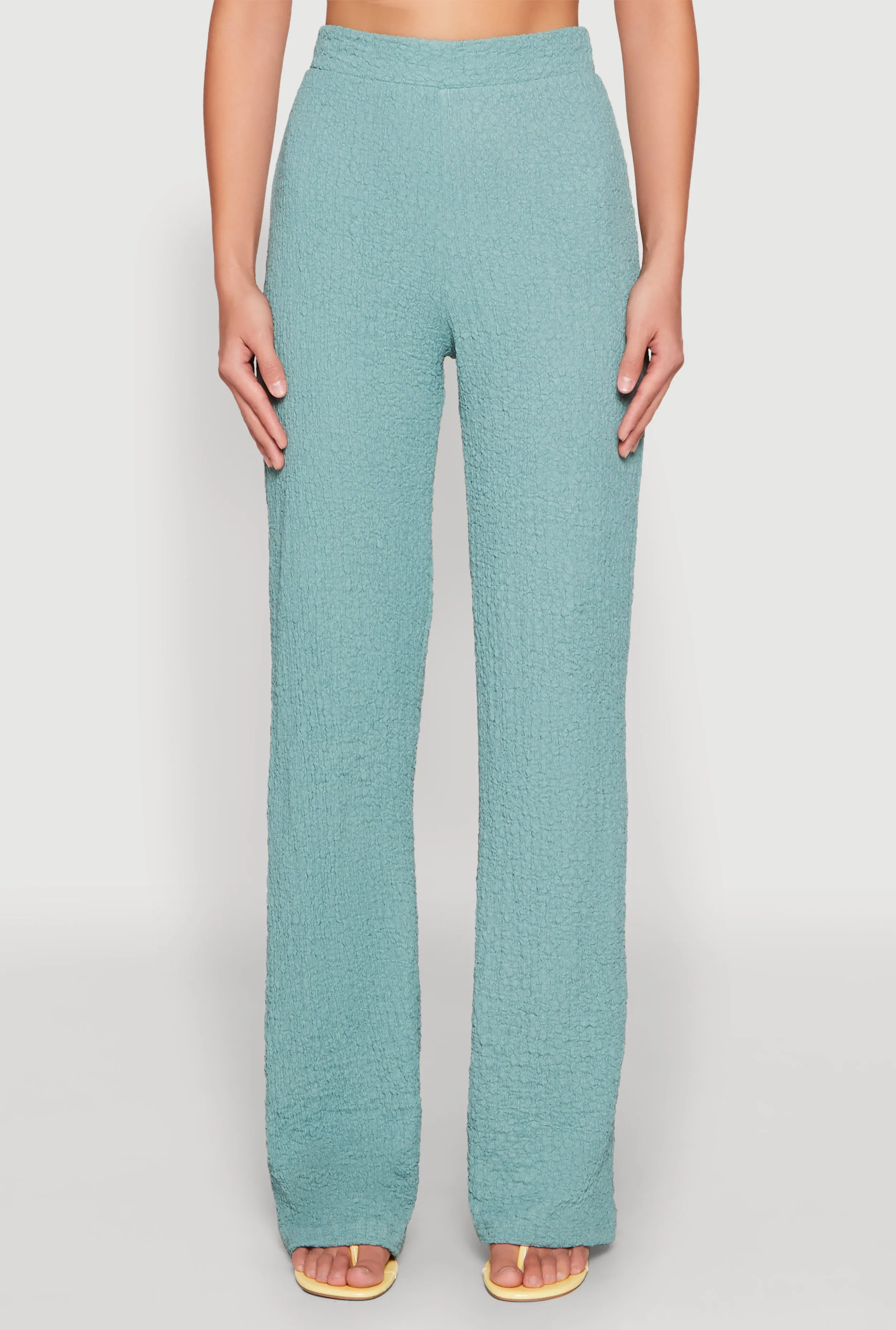 High Waisted Textured Knit Pants sold by Rainbow product image thumbnail 3