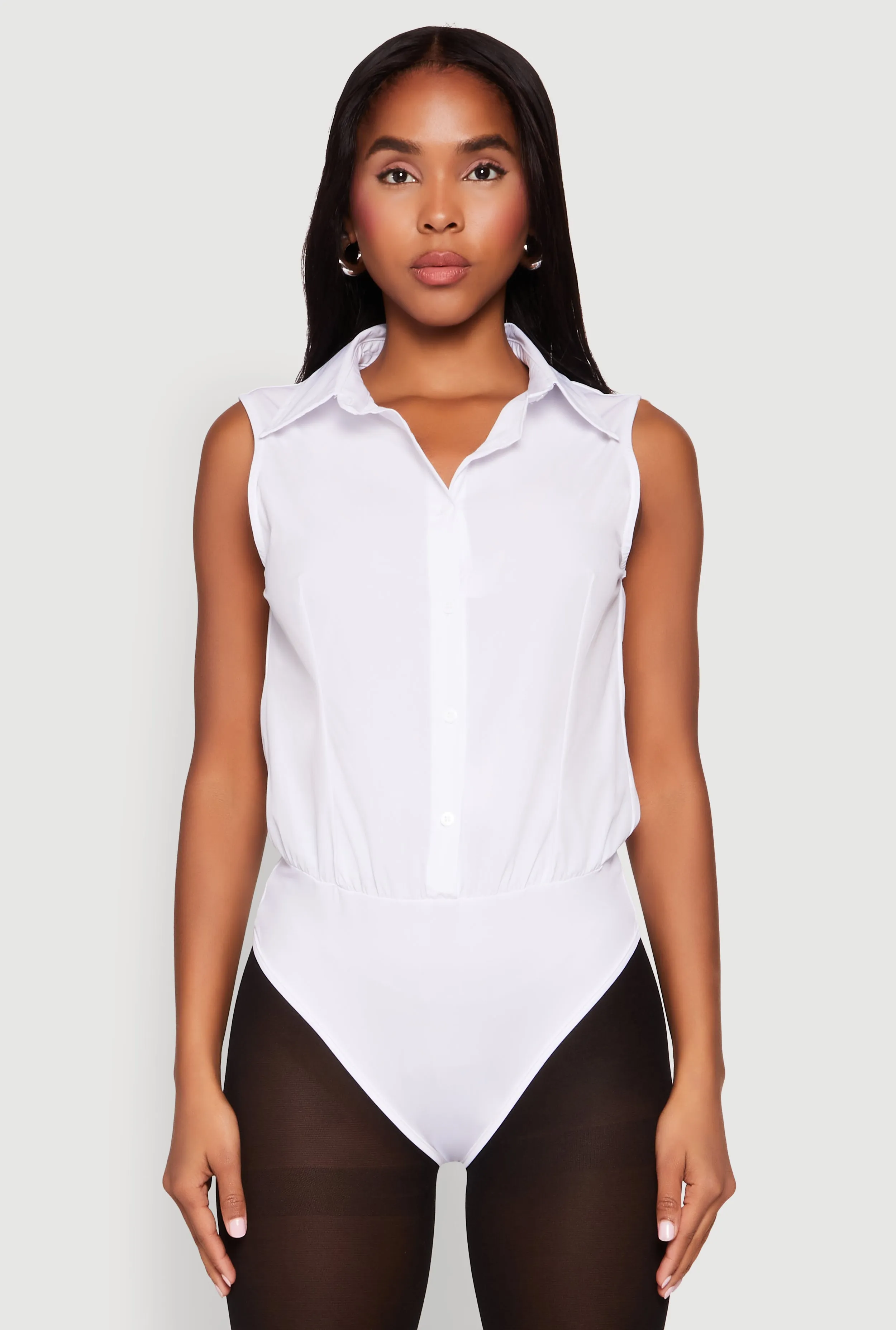 Daisy Sleeveless Button Front Bodysuit sold by Rainbow product image thumbnail 2