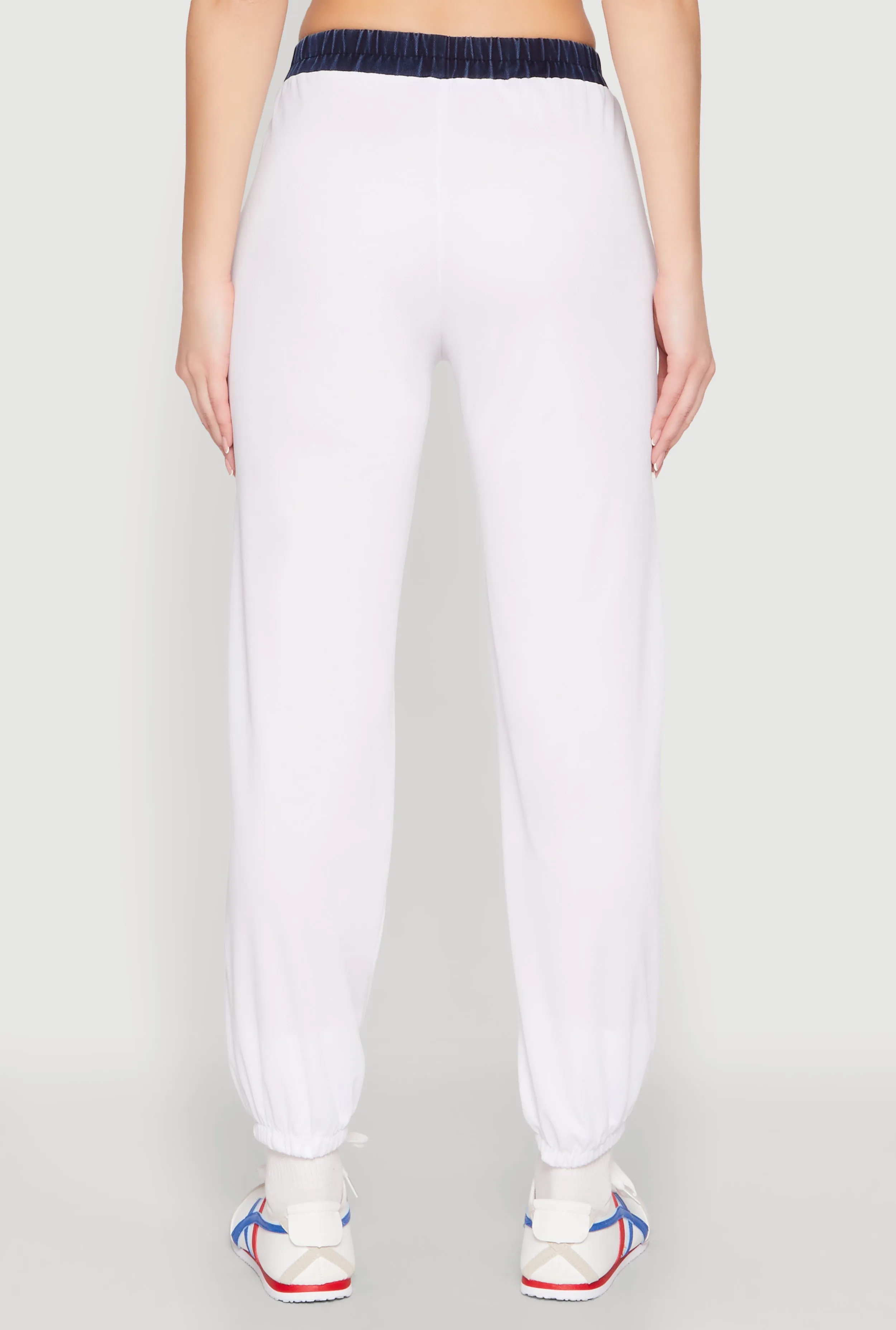 Contrast Trim High Waisted Joggers sold by Rainbow product image thumbnail 5
