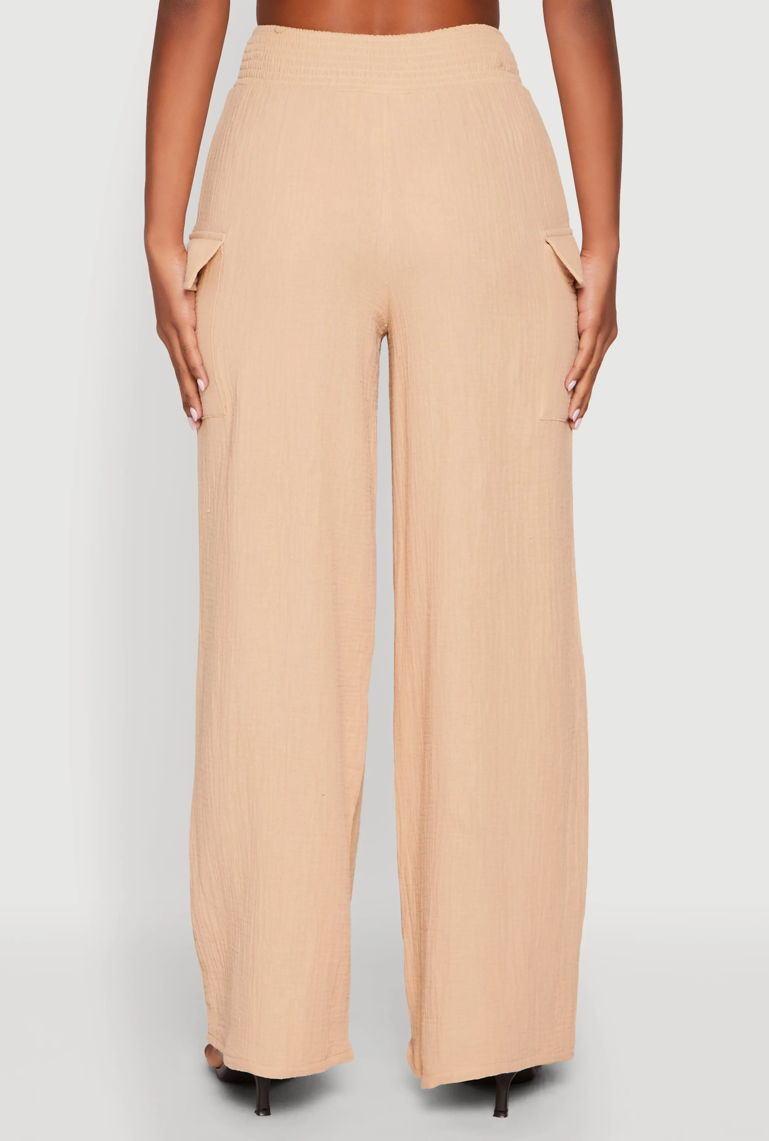 Gauze Knit Cargo Pocket Pants sold by Rainbow product image thumbnail 5