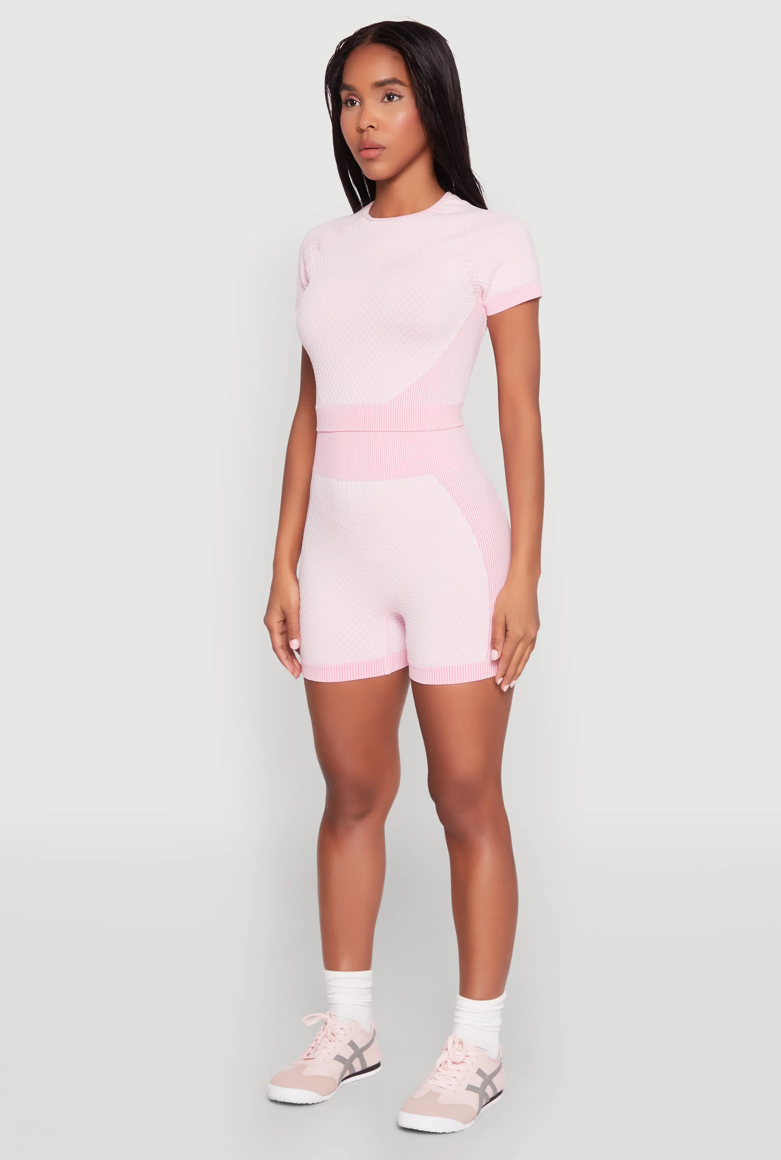 Seamless Two Tone Crop Top sold by Rainbow product image thumbnail 5