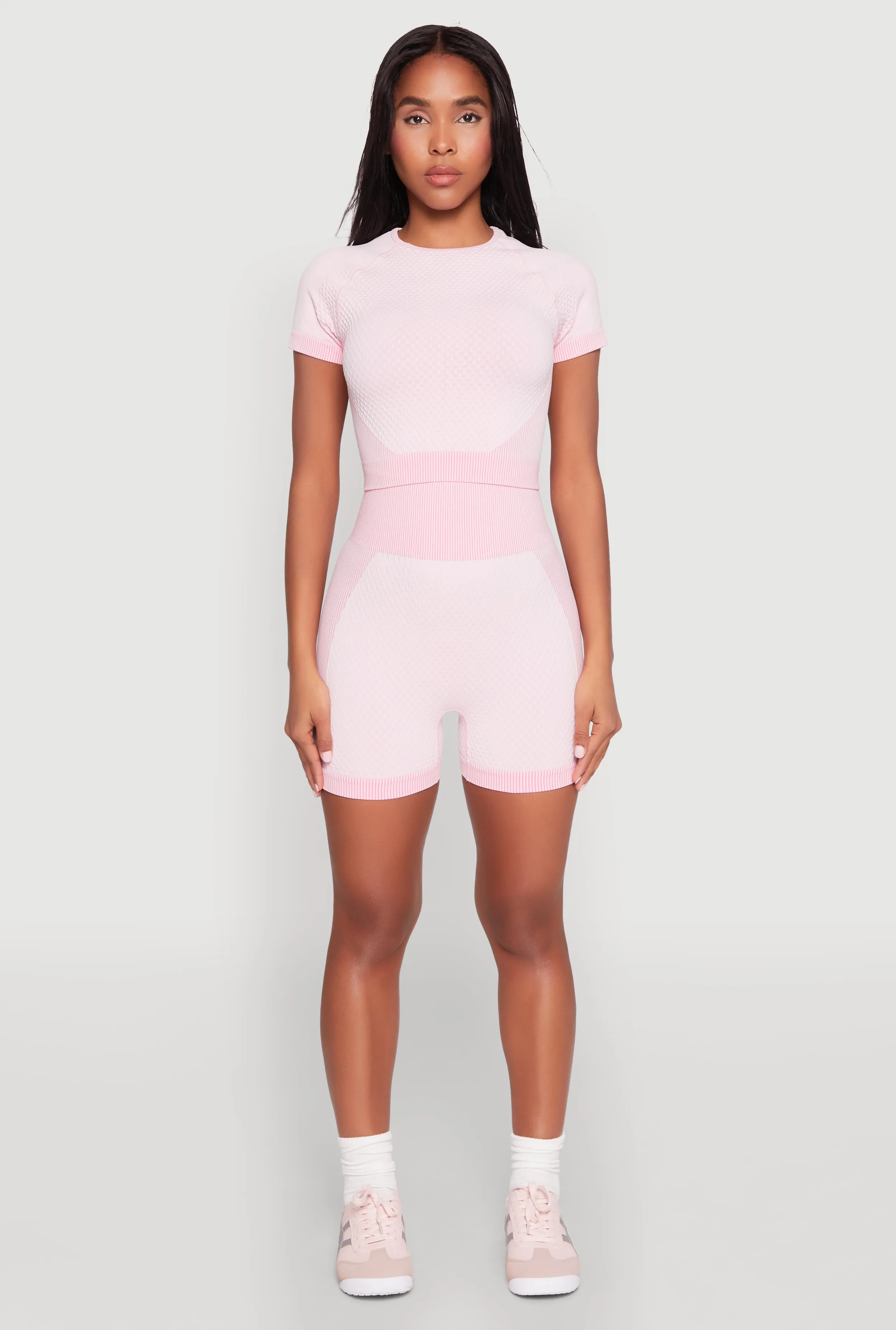 Seamless Two Tone Crop Top sold by Rainbow product image thumbnail 2