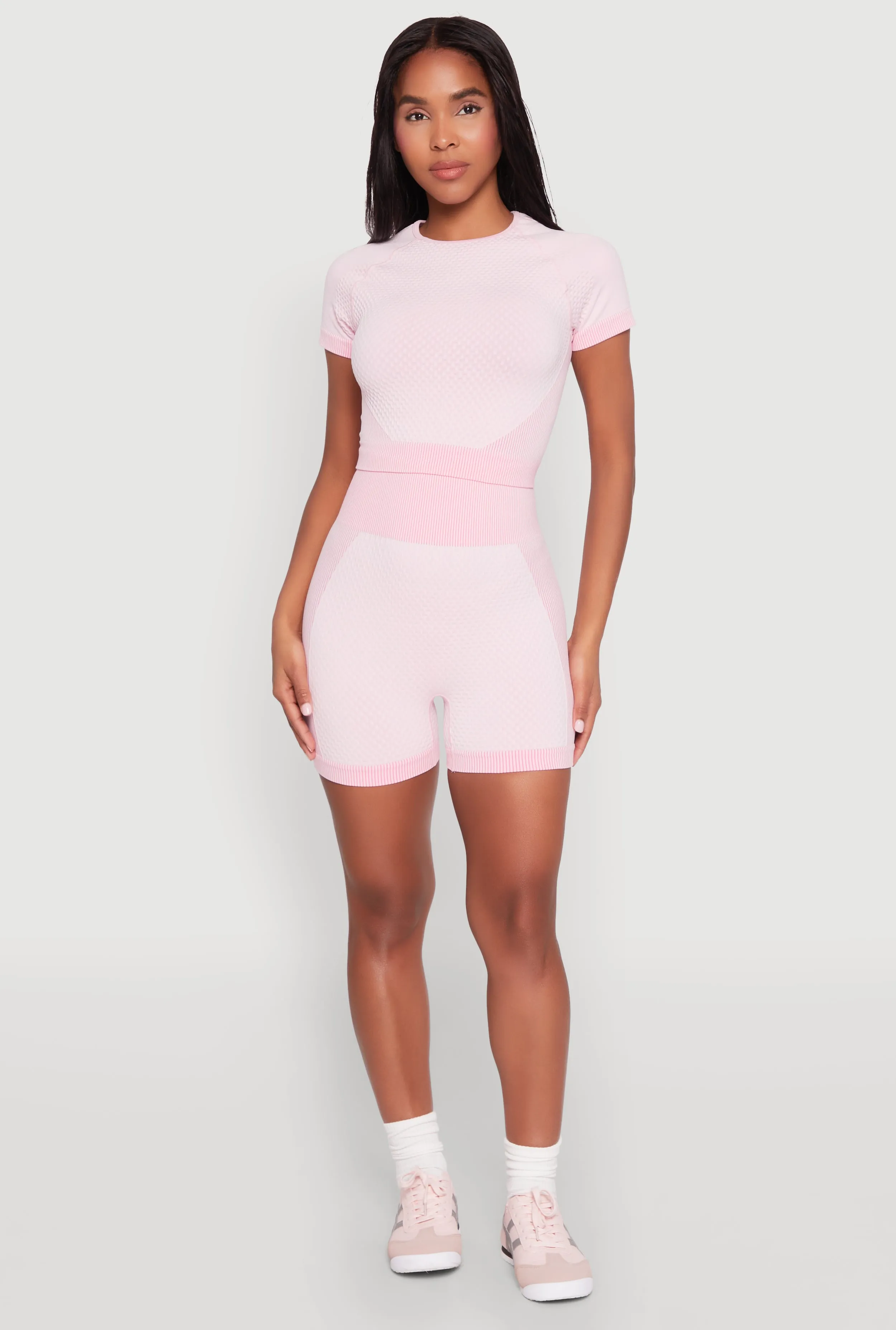 Seamless Two Tone Crop Top sold by Rainbow product image thumbnail 3