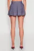 Linen Mini Pleated Skirt sold by Rainbow