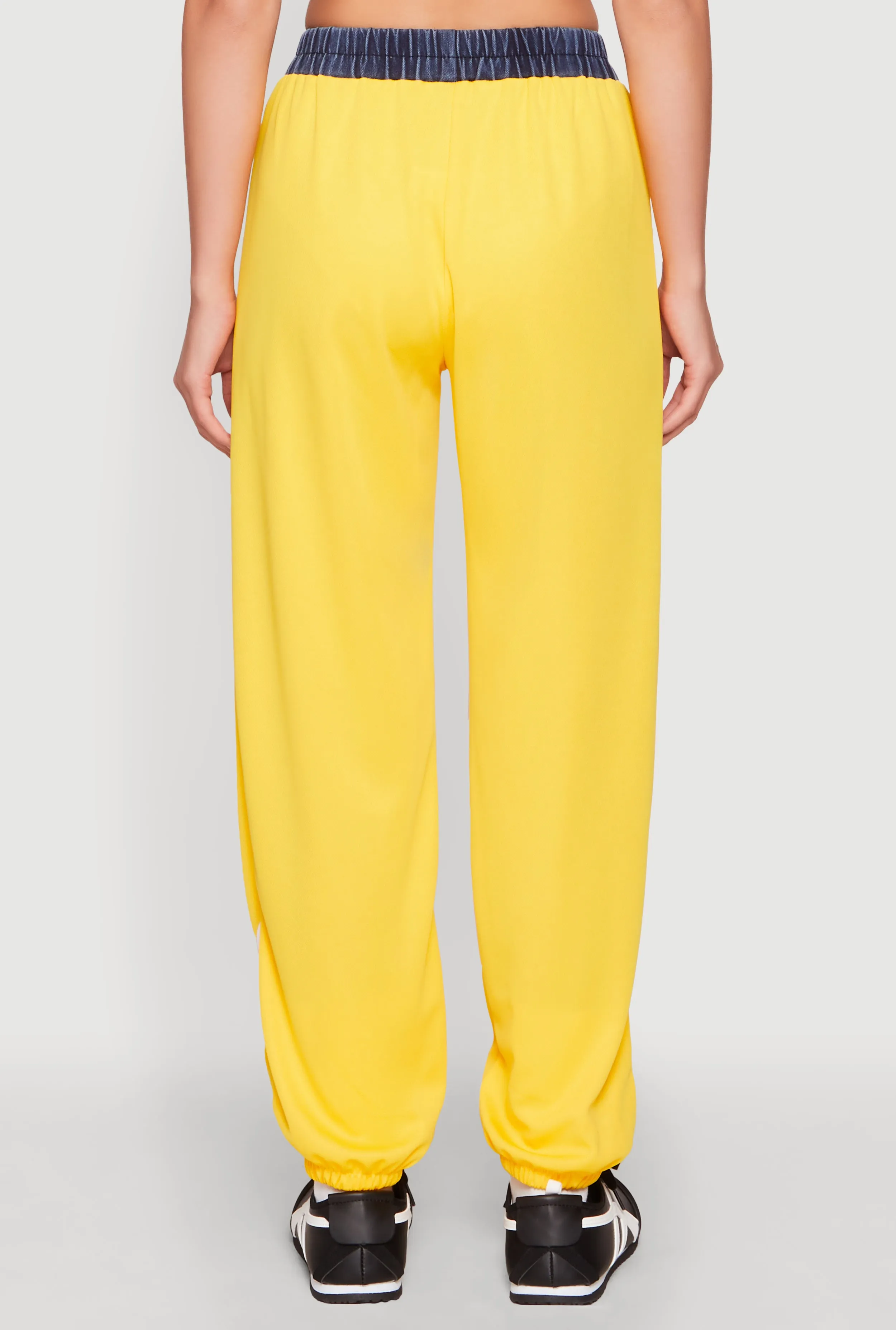 Contrast Trim High Waisted Joggers sold by Rainbow product image thumbnail 5