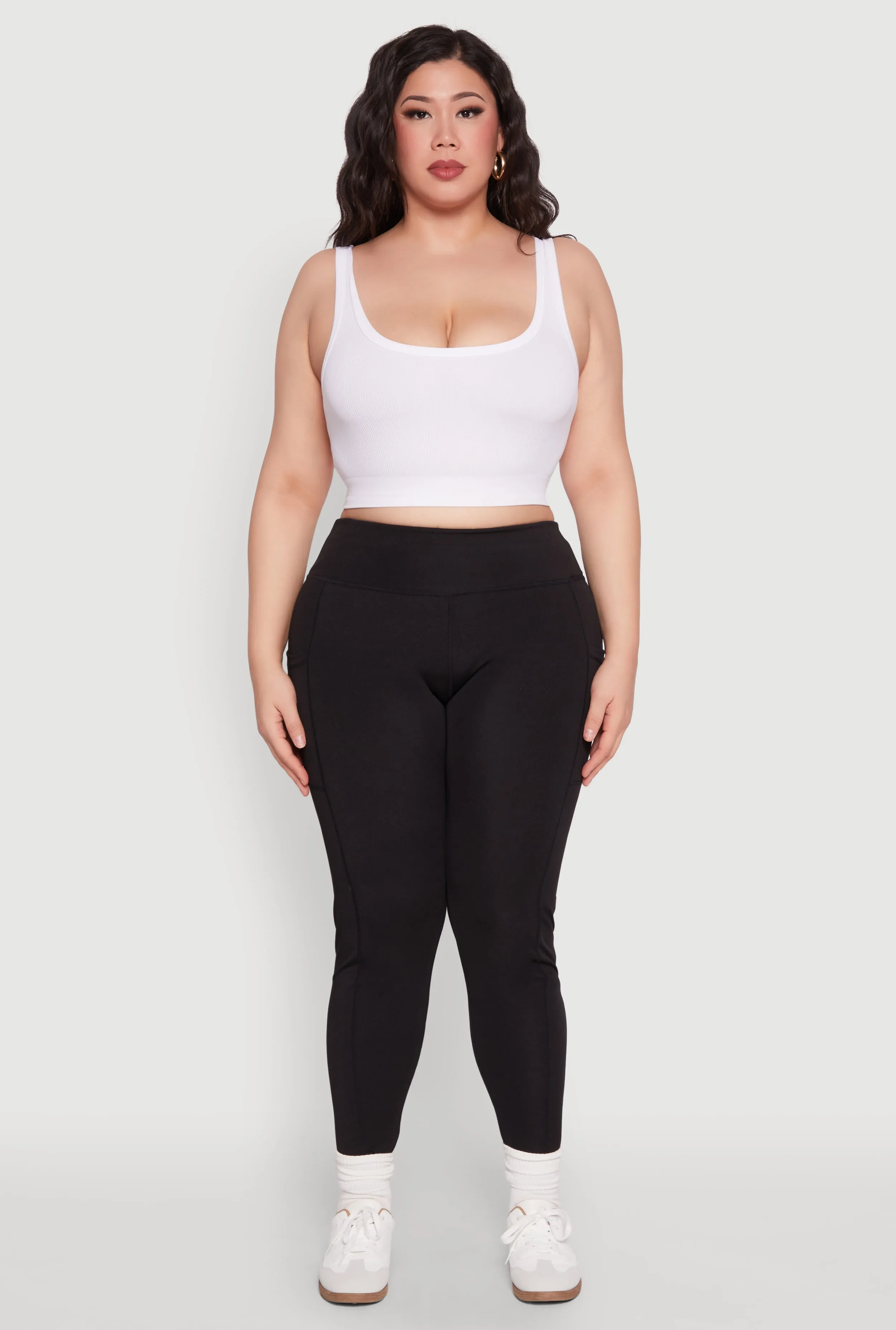 Plus Size Side Pocket Leggings sold by Rainbow product image thumbnail 2