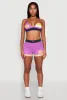 Jersey Mesh 90 Graphic Contrast Trim Bralette sold by Rainbow