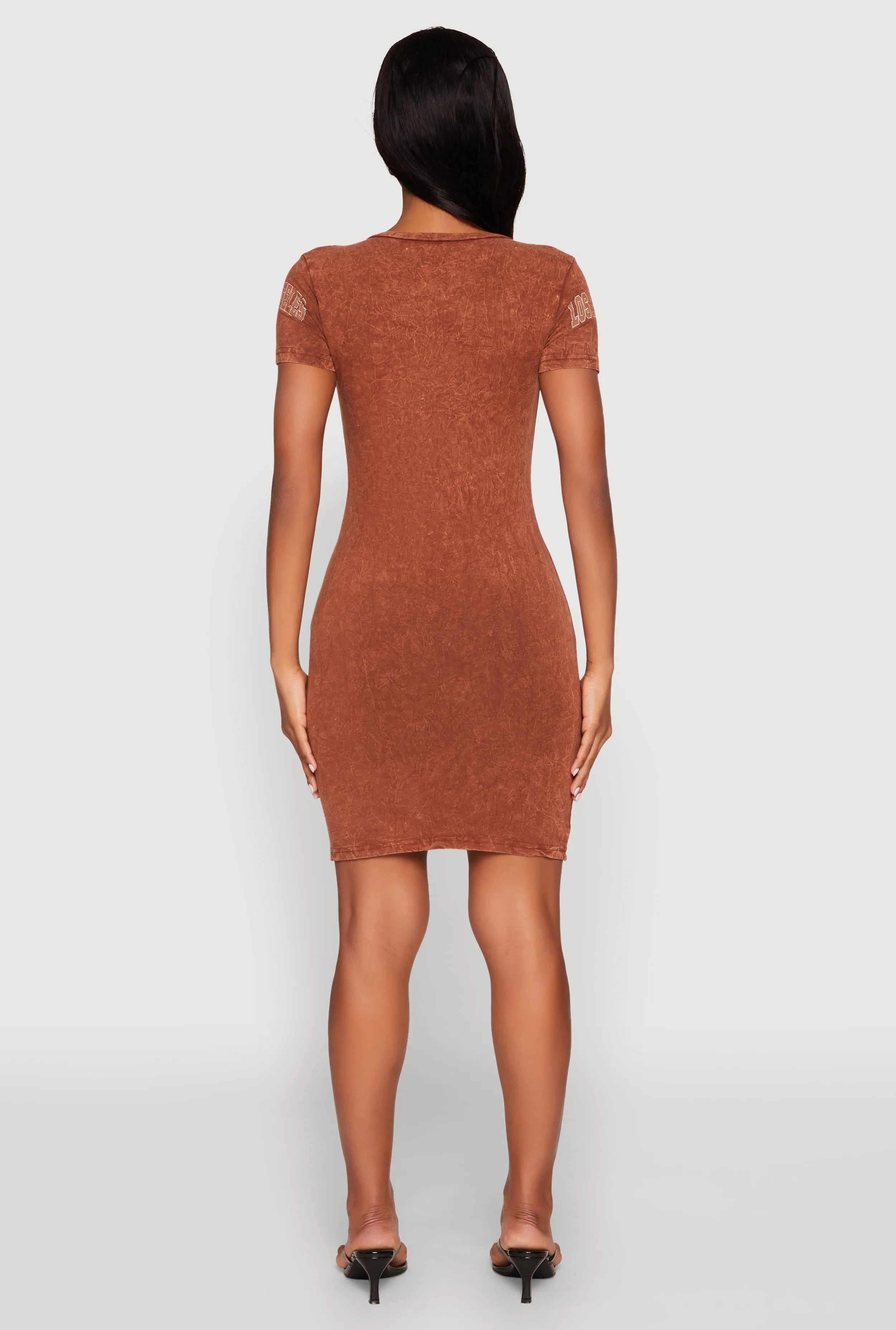 Los Angeles California 1980 T Shirt Dress sold by Rainbow product image thumbnail 5