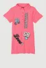 Little Girls Dreamer Graphic Polo Dress sold by Rainbow