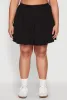 Plus Size High Waisted Active Pleated Skirt sold by Rainbow