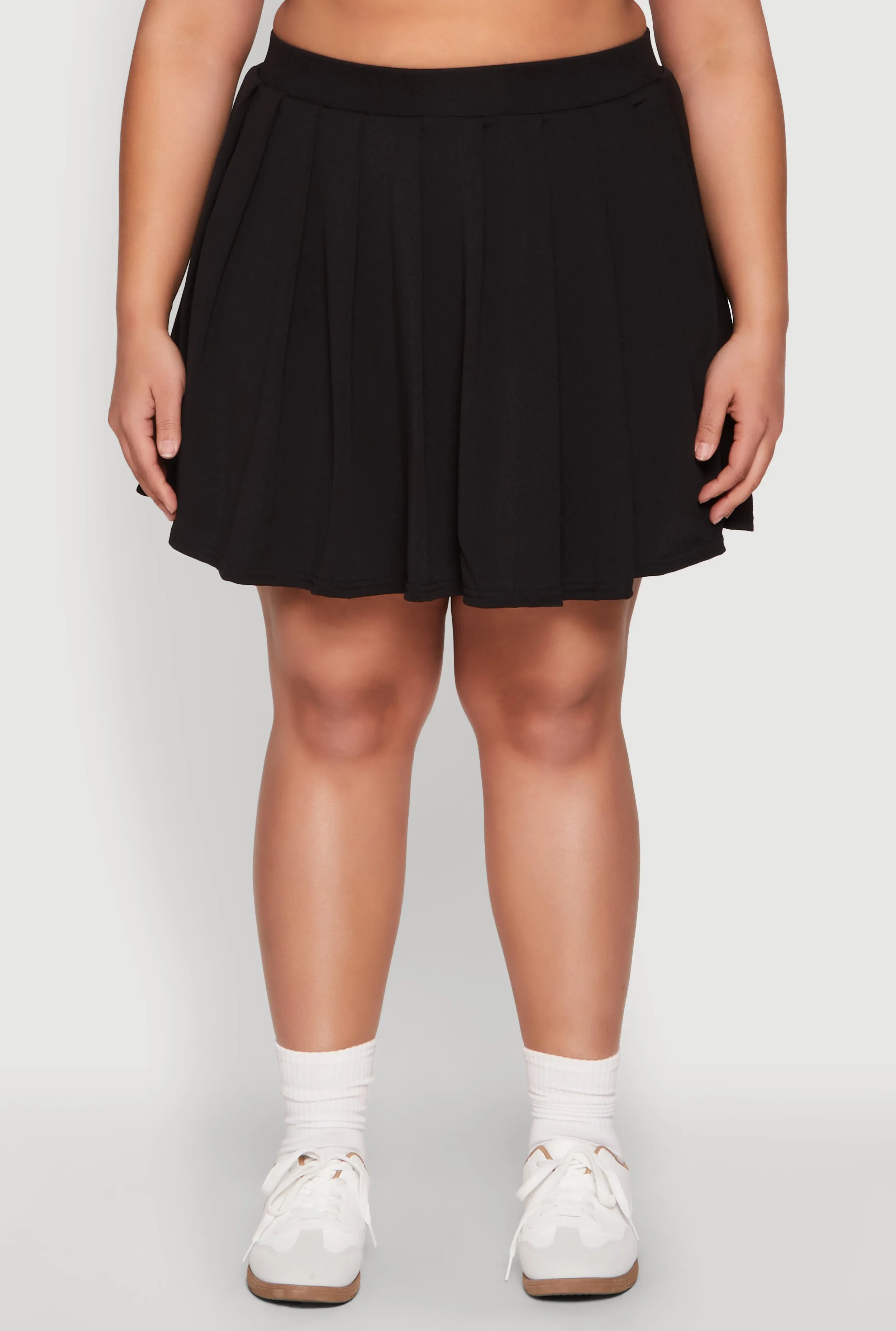 Plus Size High Waisted Active Pleated Skirt sold by Rainbow product image thumbnail 5