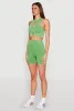 Ribbed Knit Keyhole Tank Top sold by Rainbow