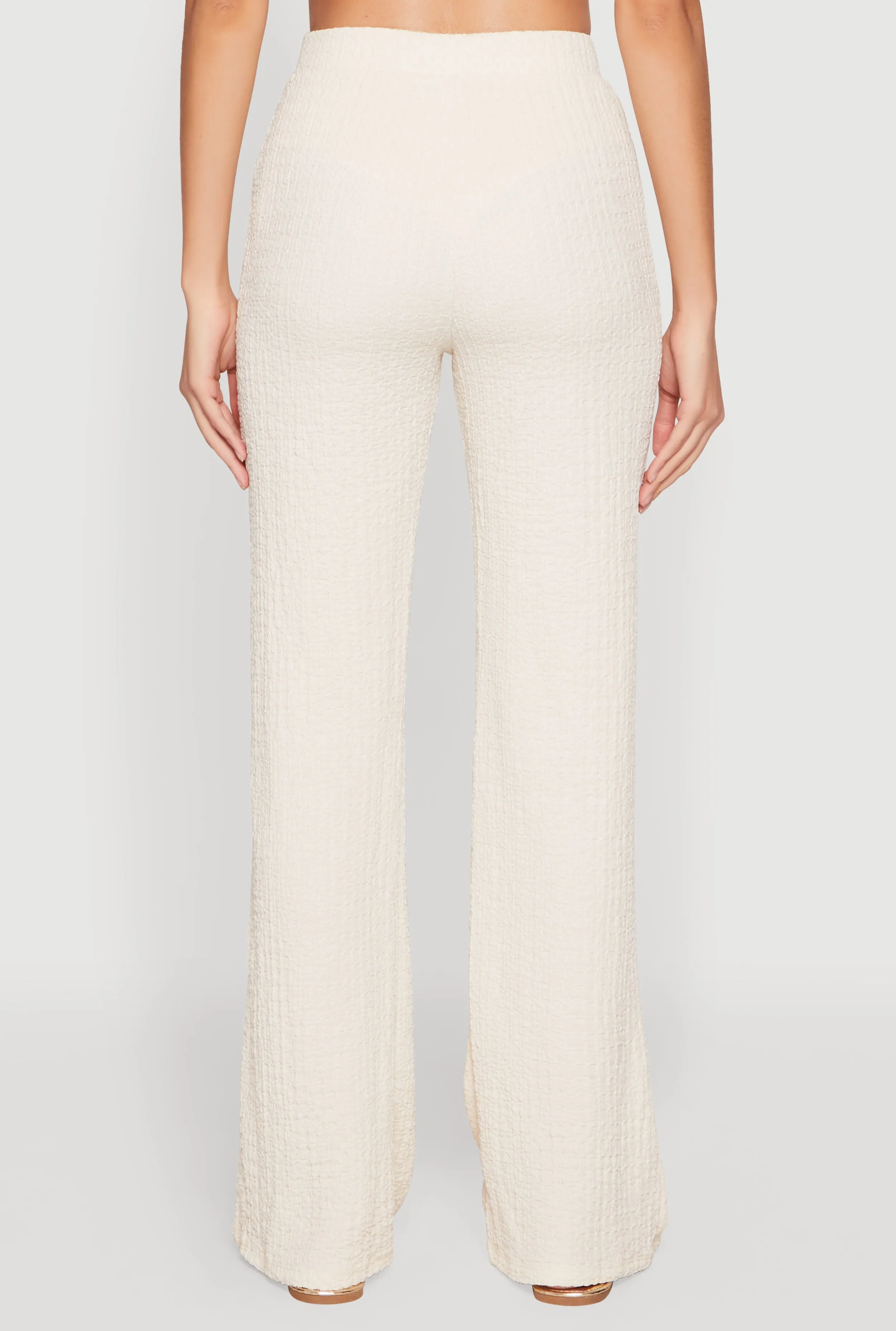 High Waisted Textured Knit Pants sold by Rainbow product image thumbnail 5