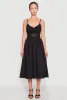 Almost Famous Crochet Empire Waist Midi Dress sold by Rainbow