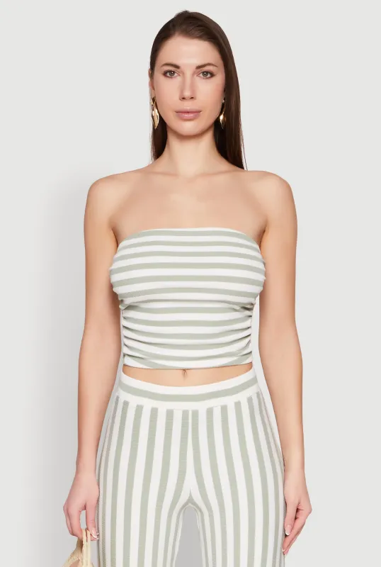 Striped Tube Top sold by Rainbow
