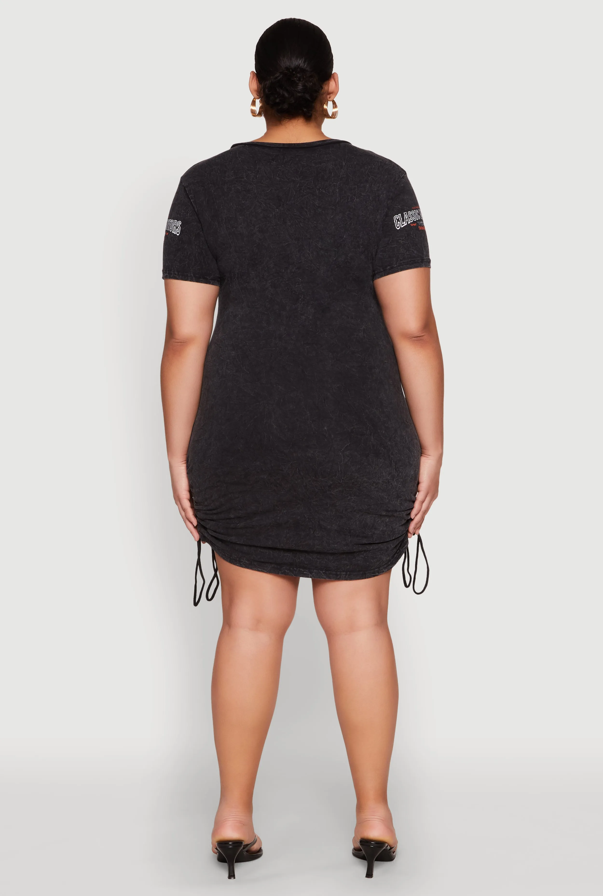 Plus Size Mineral Wash Classic Motors Graphic Dress sold by Rainbow product image thumbnail 5