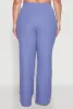 Plus Size Rib Knit Wide Leg Pants sold by Rainbow