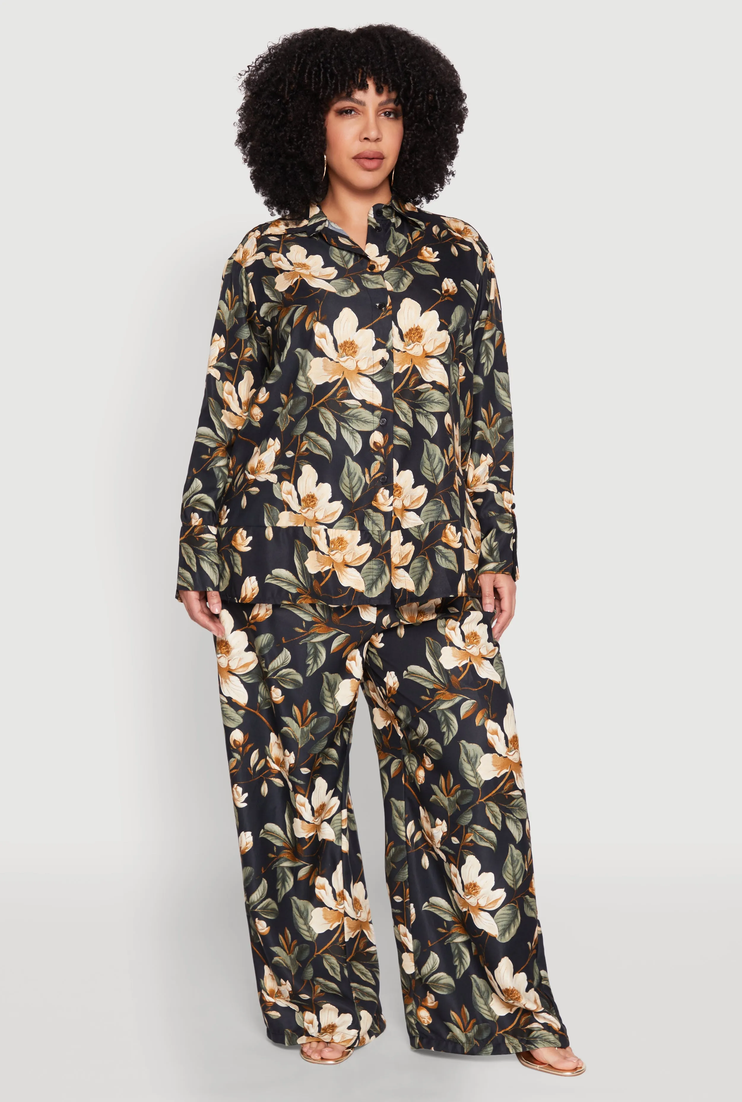 Plus Size Spoon Jeans Button Front Shirt sold by Rainbow product image thumbnail 2