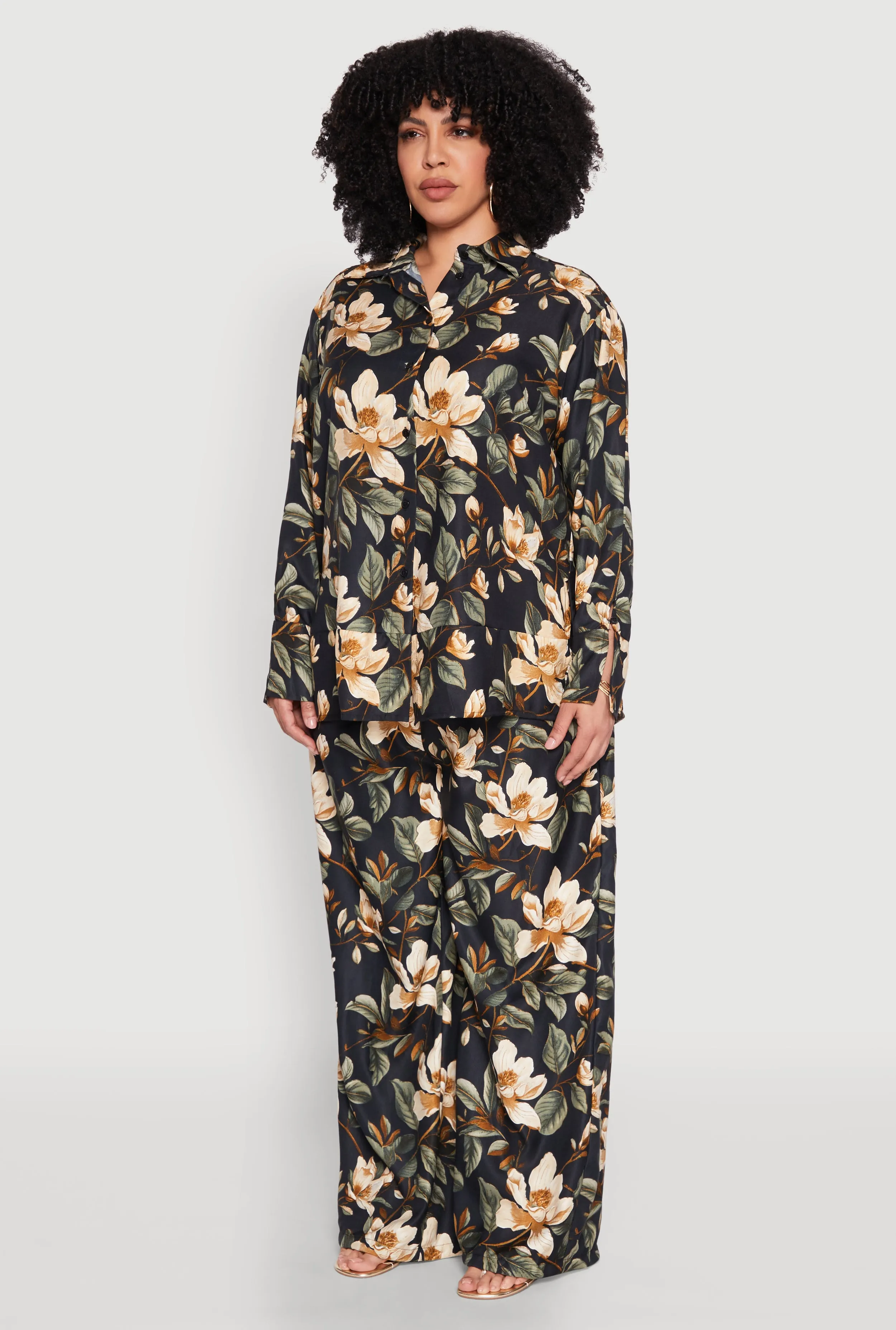 Plus Size Spoon Jeans Button Front Shirt sold by Rainbow product image thumbnail 5