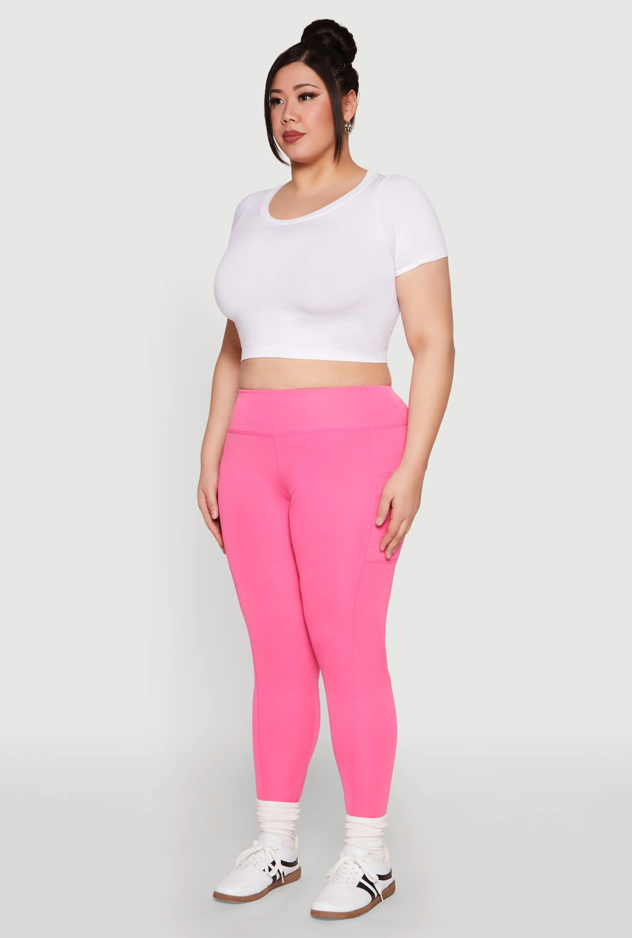 Plus Size Side Pocket Leggings sold by Rainbow product image thumbnail 3
