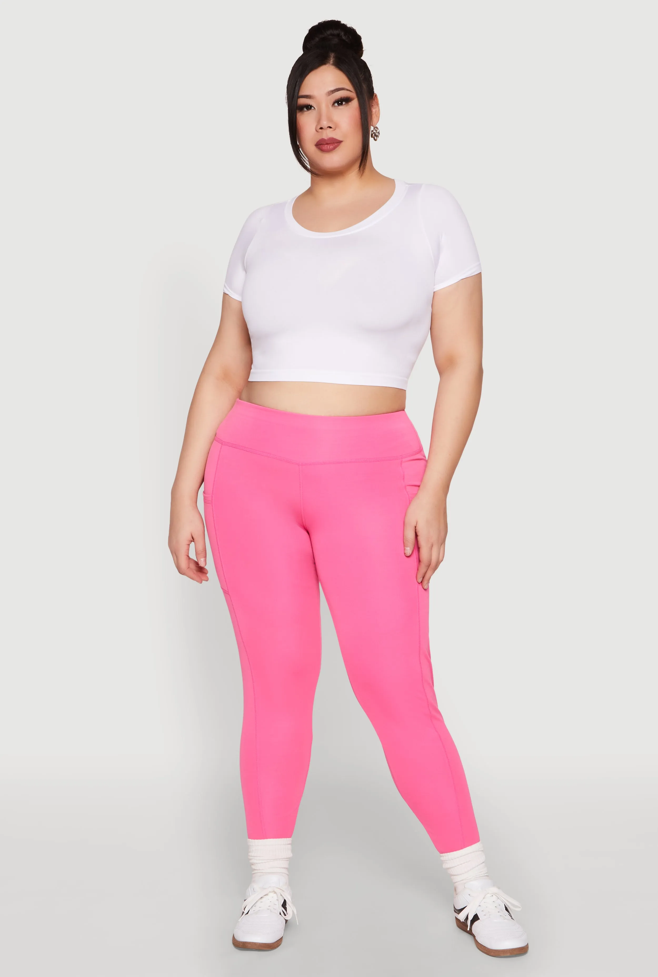 Plus Size Side Pocket Leggings sold by Rainbow product image thumbnail 2