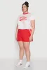 Plus Size Almost Famous Contrast Trim City Graphic Jersey sold by Rainbow