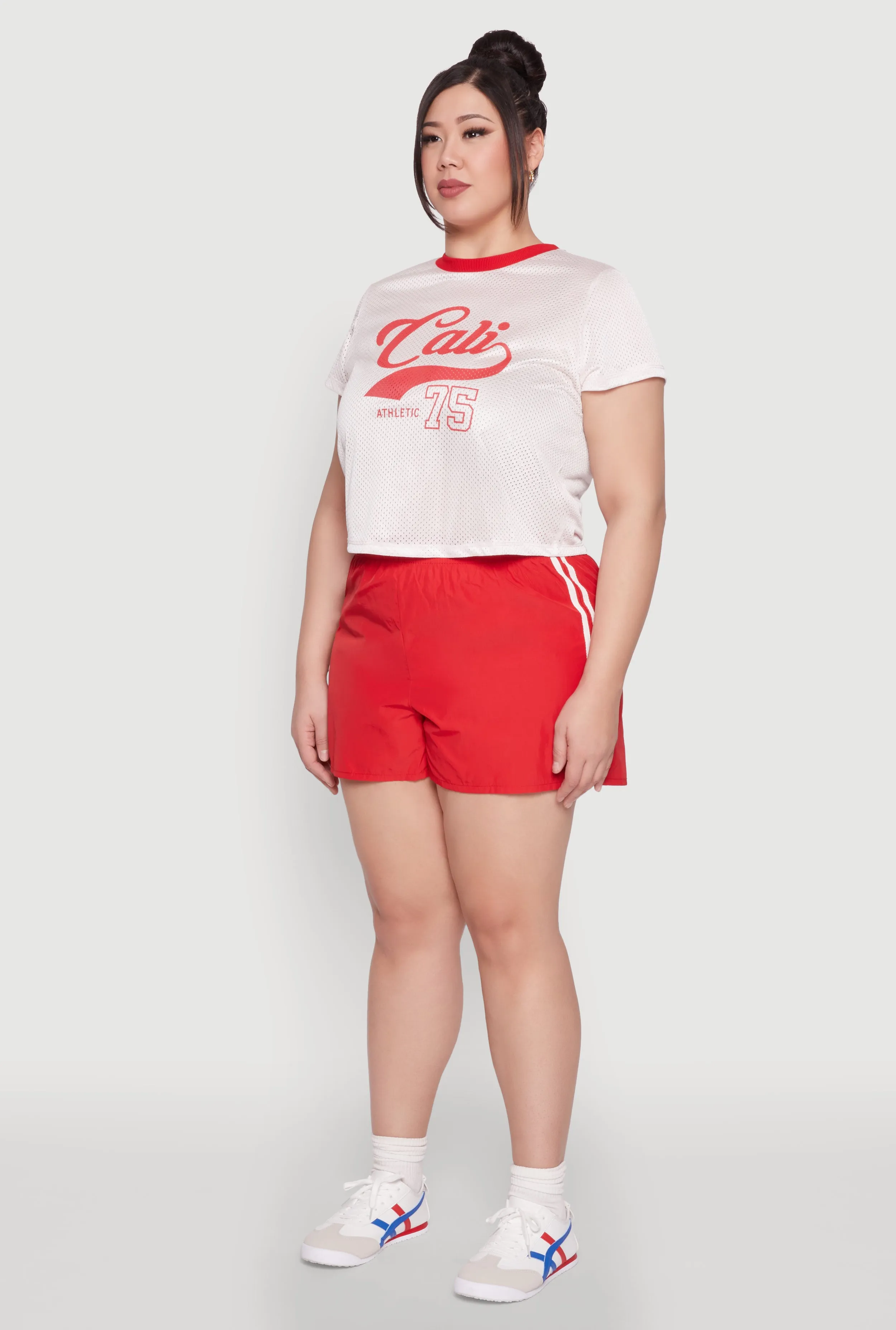 Plus Size Almost Famous Contrast Trim City Graphic Jersey sold by Rainbow product image thumbnail 5