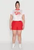 Plus Size Almost Famous Contrast Trim City Graphic Jersey sold by Rainbow