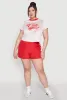 Plus Size Almost Famous Contrast Trim City Graphic Jersey sold by Rainbow