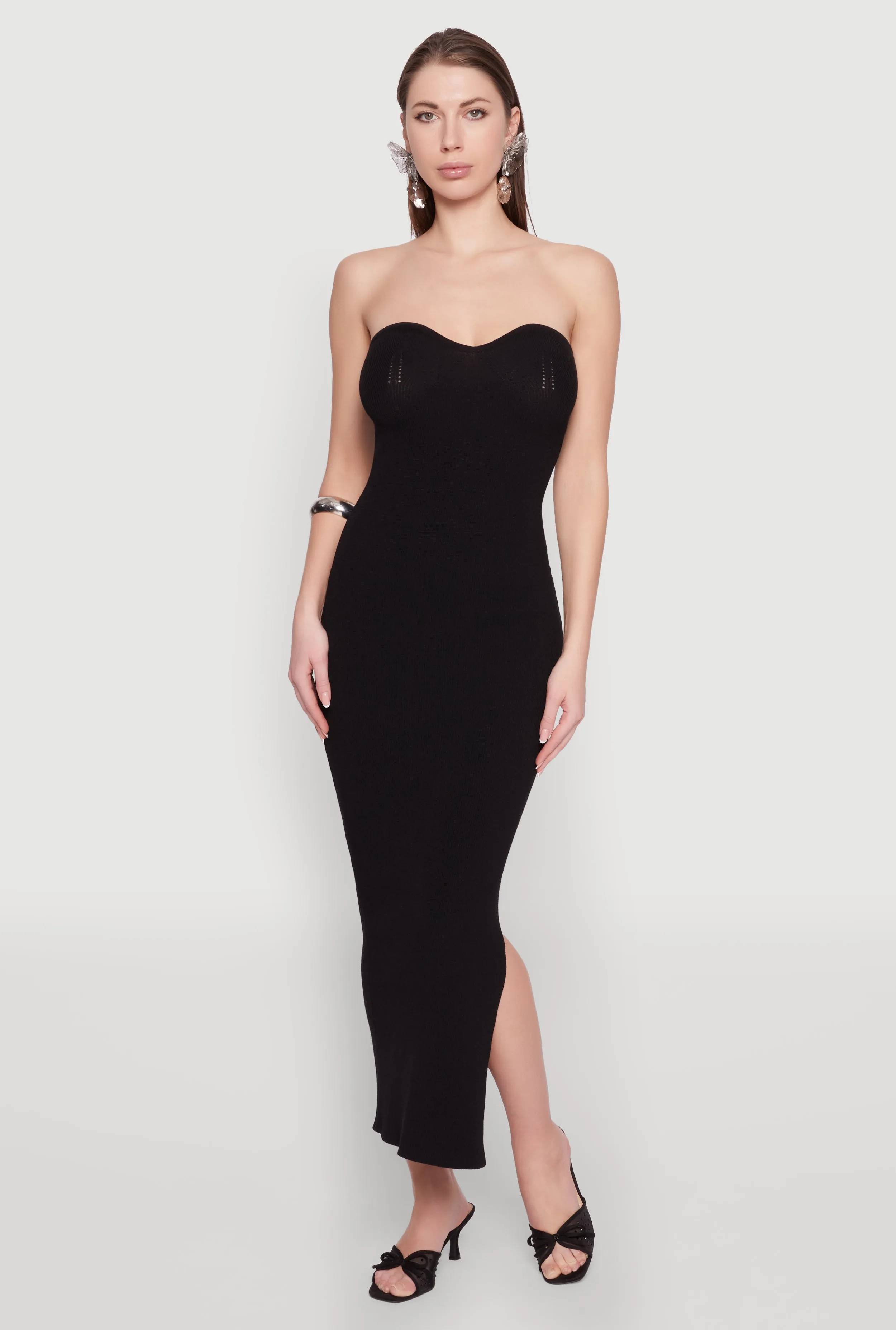 Side Slit Maxi Tube Dress sold by Rainbow product image thumbnail 2