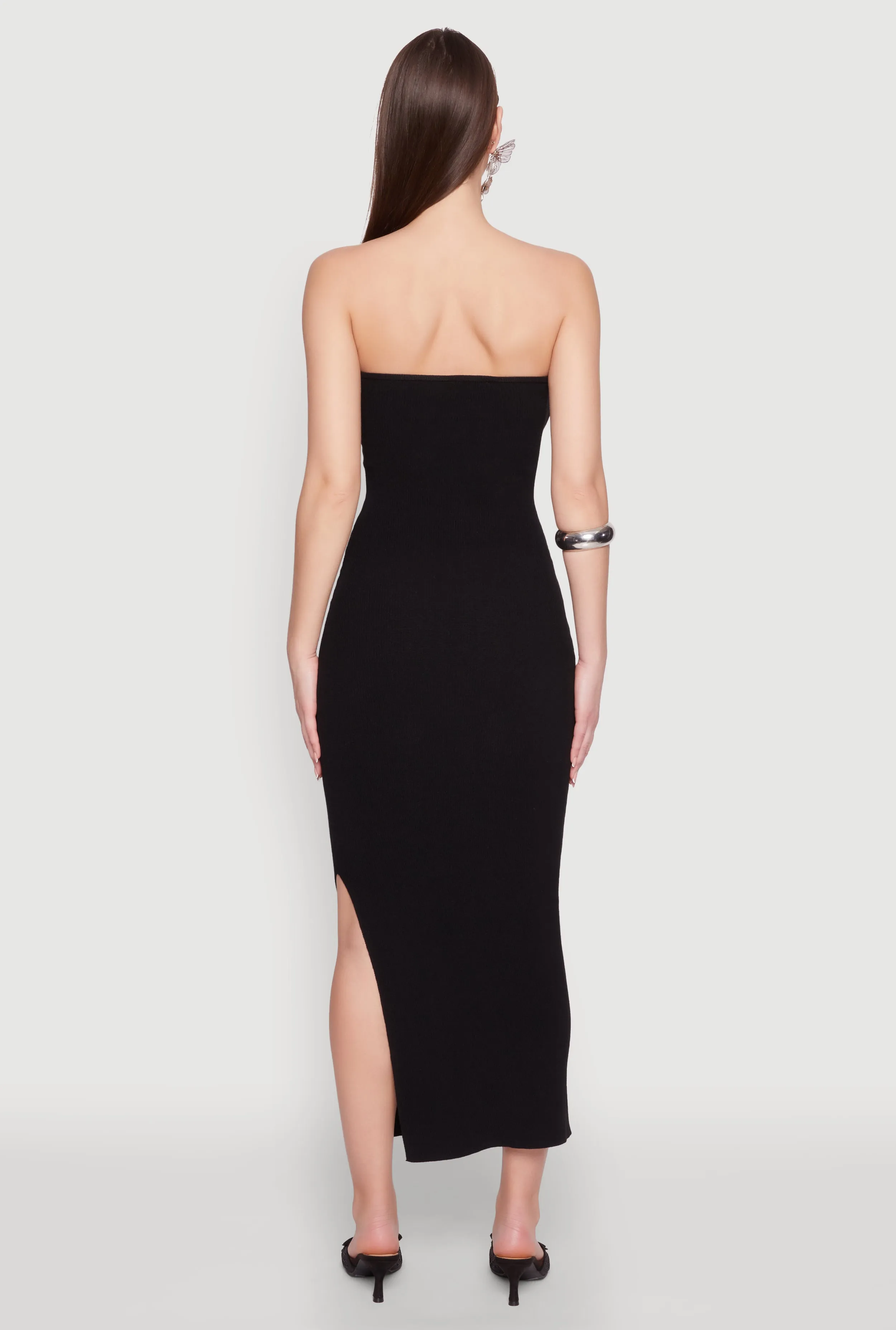 Side Slit Maxi Tube Dress sold by Rainbow product image thumbnail 5