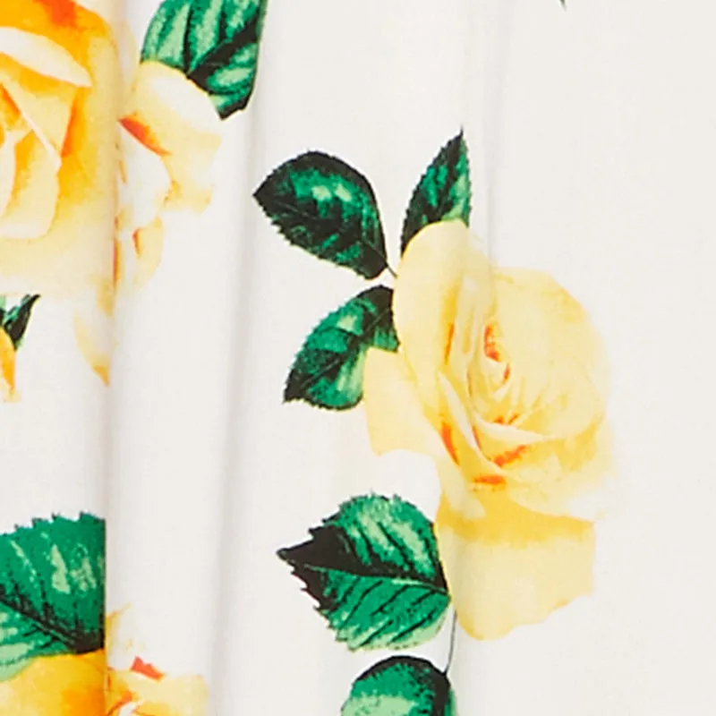 Almost Famous Floral Print Smocked Midi Dress sold by Rainbow product image thumbnail 4