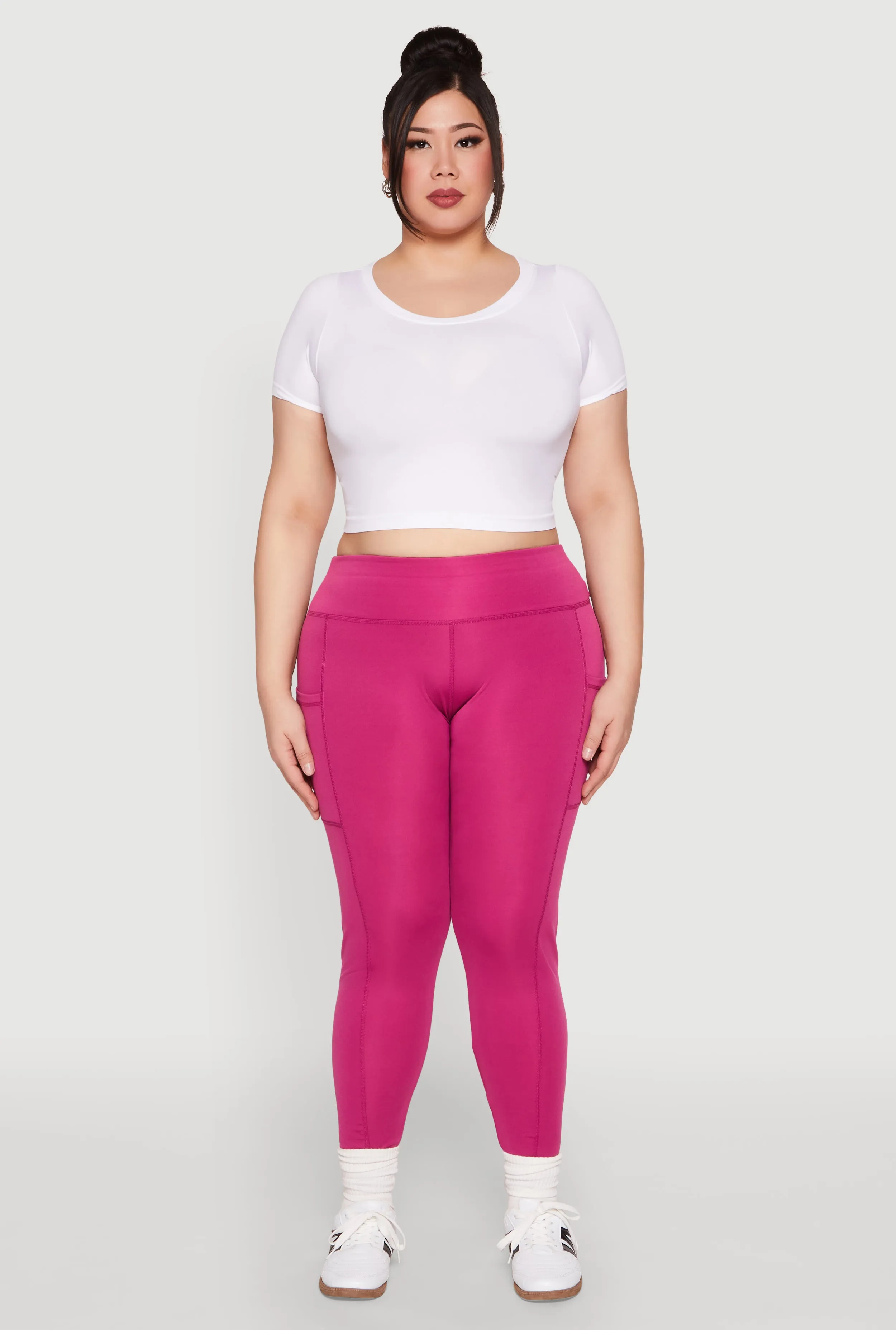 Plus Size Side Pocket Leggings sold by Rainbow product image thumbnail 2