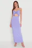 Twist Front Cut Out Maxi Dress sold by Rainbow