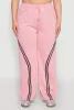 Plus Size Contrast Trim High Waisted Sweatpants sold by Rainbow
