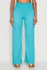 Textured Knit Smocked Waist Pants sold by Rainbow