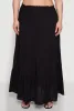 Plus Size Almost Famous Tiered Skirt sold by Rainbow