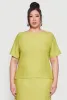 Plus Size Textured Knit Tee sold by Rainbow
