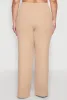 Plus Size Rib Knit Wide Leg Pants sold by Rainbow