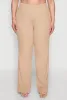 Plus Size Rib Knit Wide Leg Pants sold by Rainbow